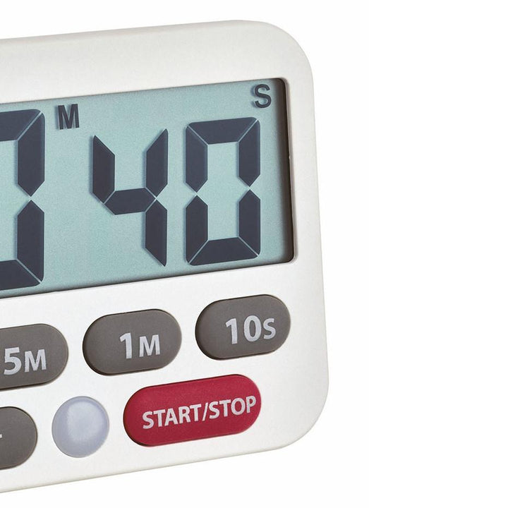 TFA Germany Maddox Digital Timer and Stopwatch White 9cm 38.2038.02 3