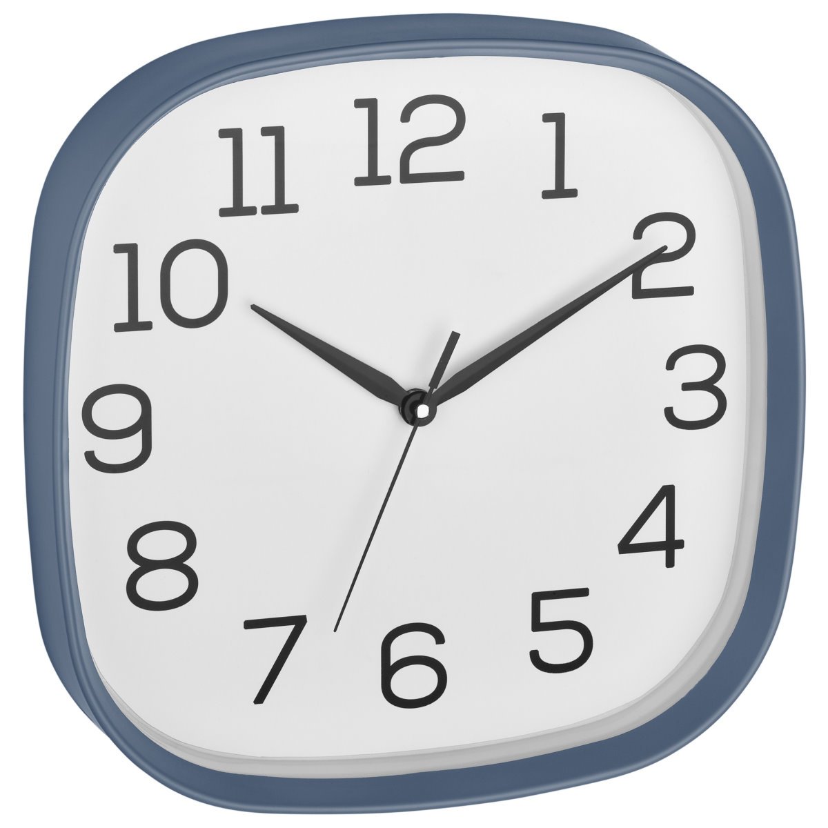TFA Germany Melvin Rounded Square Wall Clock Pigeon Blue 30cm 60.3053.06 1