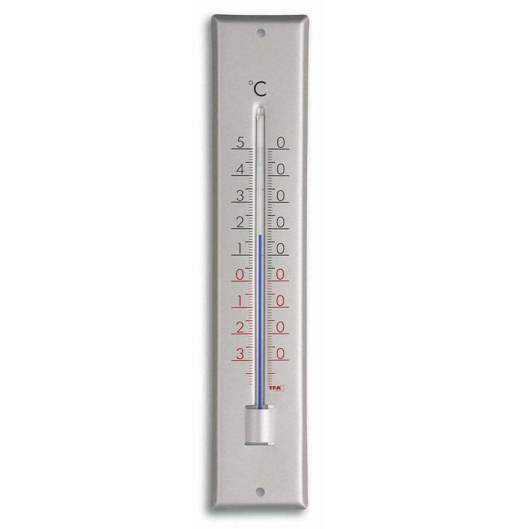 TFA Micah Outdoor Weatherproof Aluminium Thermometer, 30cm