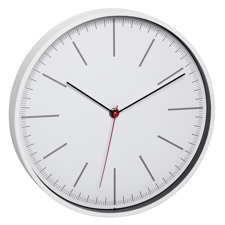 TFA Germany Milana White Index Wall Clock 28cm 60.3049.02 1