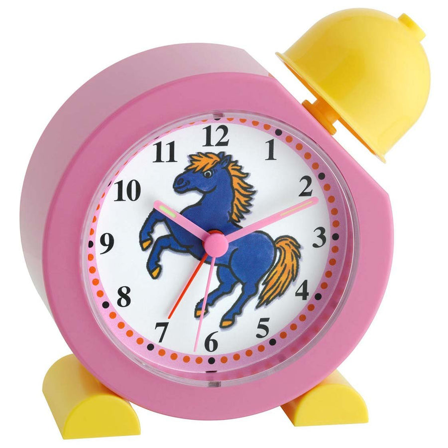 TFA Germany Neighing Horse Alarm Kids Alarm Clock Pink 14cm 60.1011.12 1