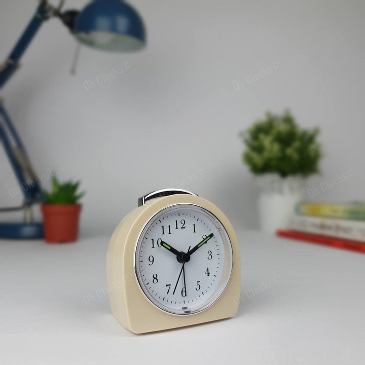 TFA Germany Retro Alarm Clock Cream 9cm 60.1021.09 1