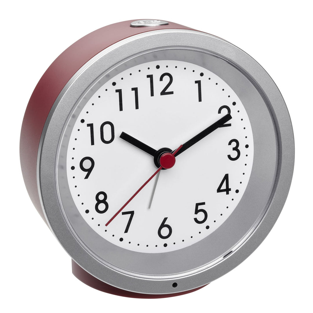 TFA Germany Revi Classic Round Alarm Clock Red 11cm 60.1034.05 1