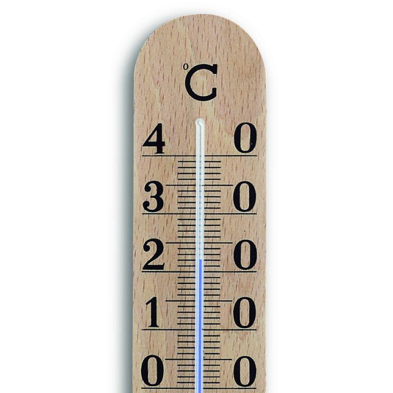 TFA Germany Ryden Beech Wood Large Scale Analogue Thermometer 25cm 12.1005 2