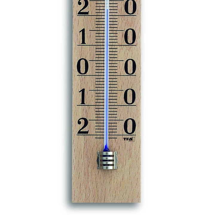 TFA Germany Ryden Beech Wood Large Scale Analogue Thermometer 25cm 12.1005 3