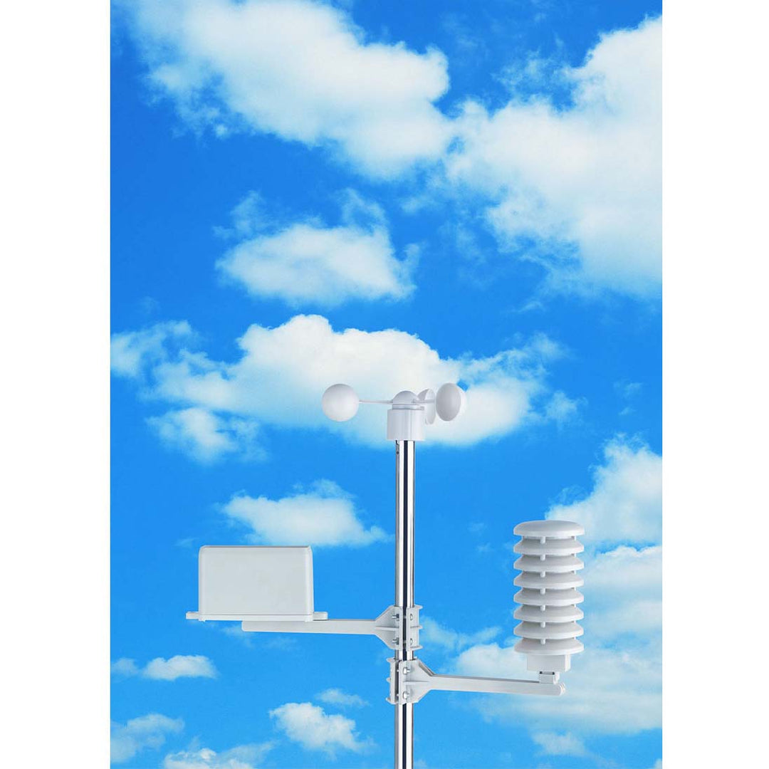 TFA Germany Stratos Digital Wireless Weather Station Wind Rain Gauge 17cm 35.1077.54 Installed