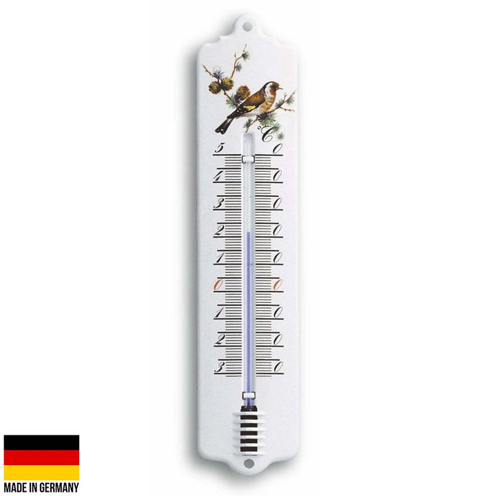 TFA Germany Tavin Indoor Outdoor Metal Thermometer White 23cm 12.2010.20 1