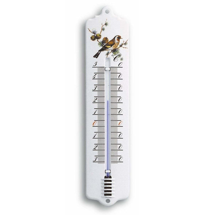 TFA Tavin Outdoor Weatherproof Metal Thermometer, White, 23cm