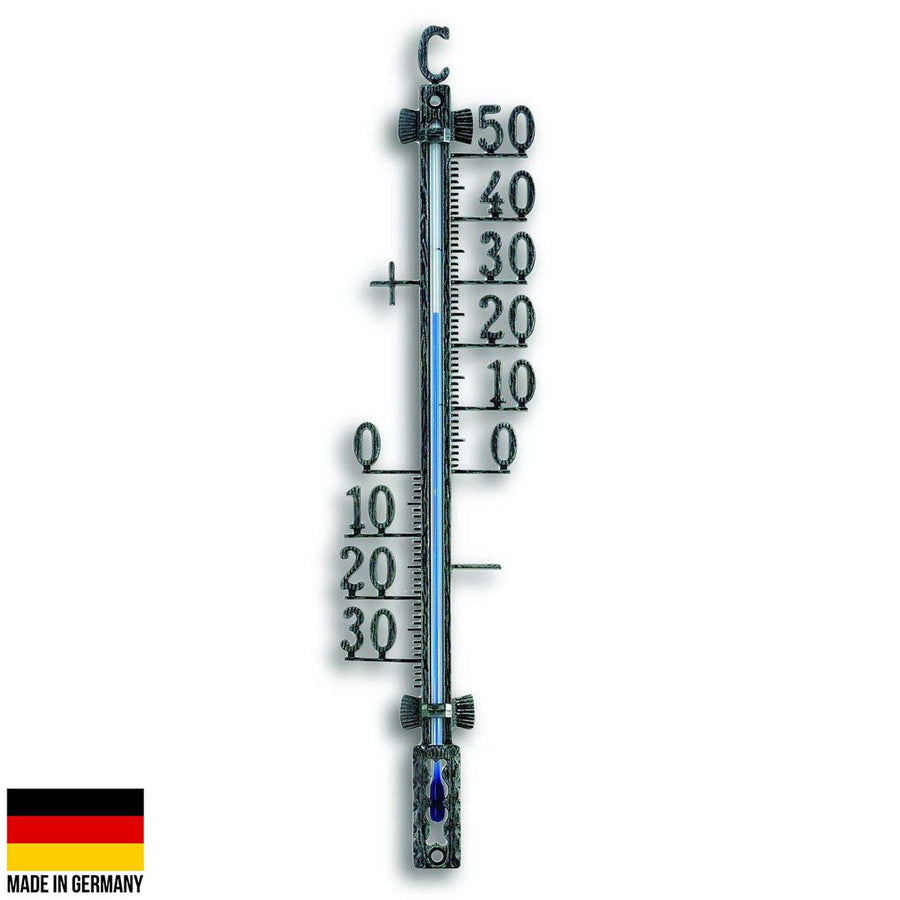 TFA Germany Teo Classic Outdoor Metal Thermometer Antique Tin 28cm 12.5001.50 1