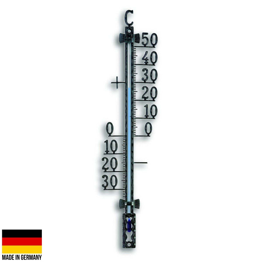 TFA Germany Teo Classic Outdoor Metal Thermometer Black 28cm 12.5001.01 1