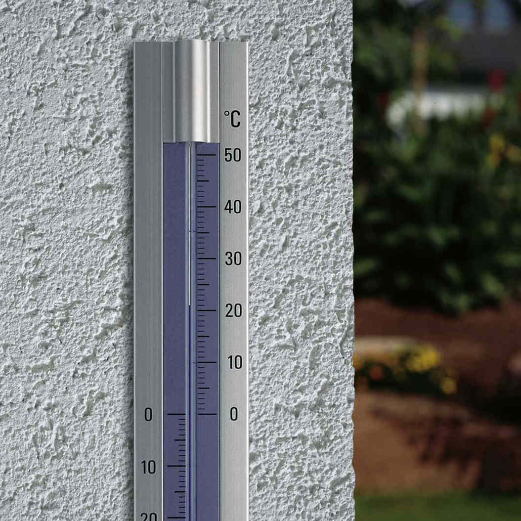 TFA Germany Trevis Indoor Outdoor Aluminium Thermometer 30cm 12.2045 4