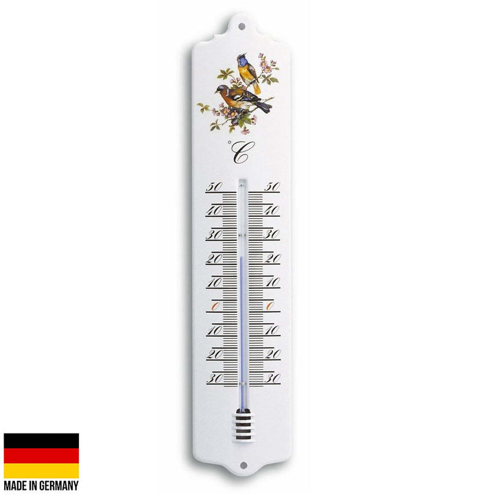 TFA Germany Trigg Indoor Outdoor Metal Thermometer White 33cm 12.2011.20 1