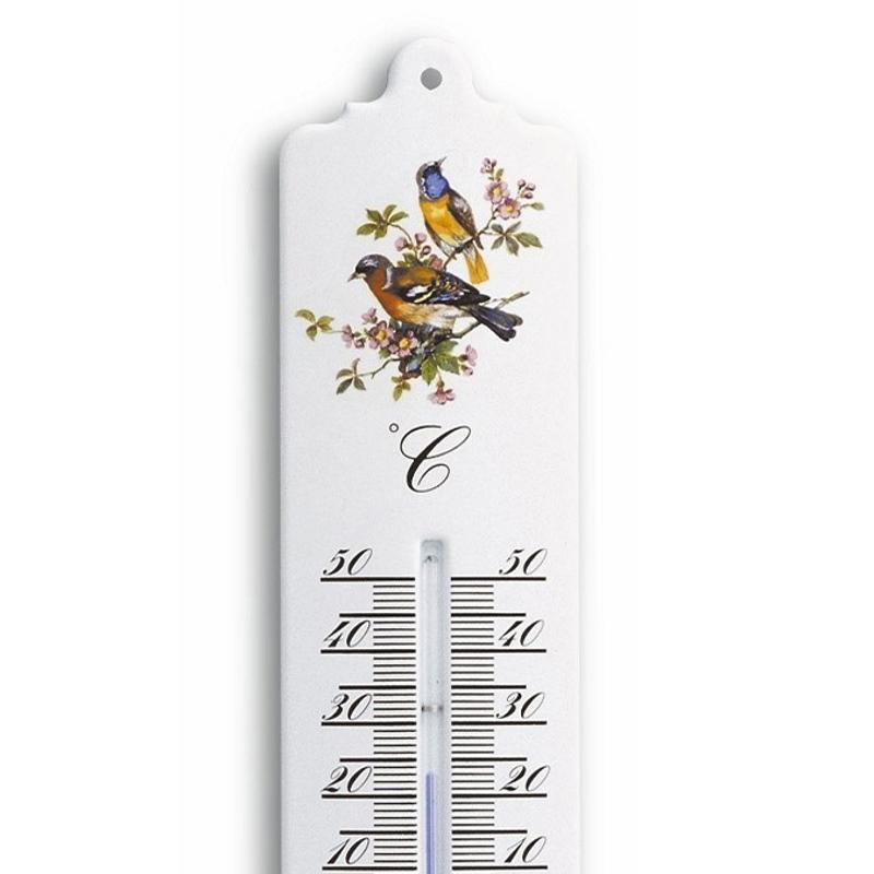 TFA Germany Trigg Indoor Outdoor Metal Thermometer White 33cm 12.2011.20 2