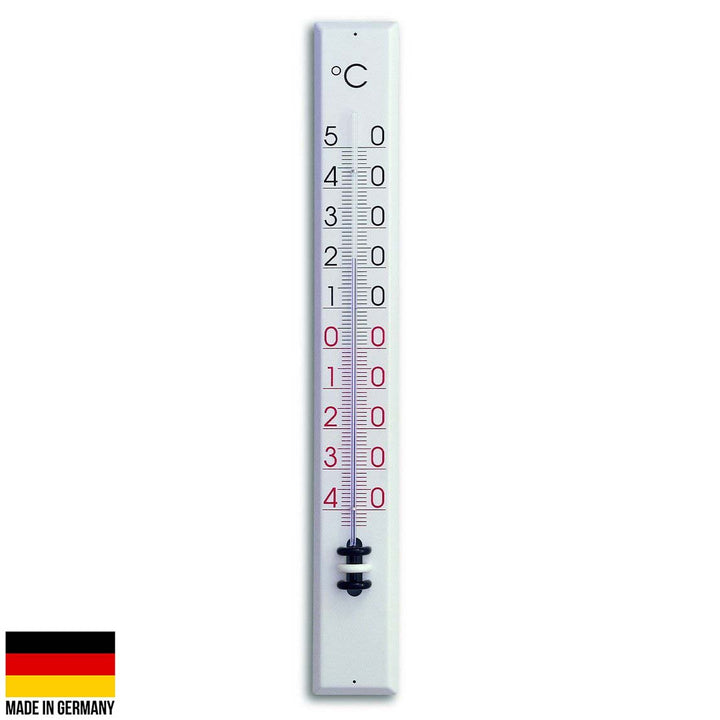 TFA Germany Tyler Indoor Outdoor Metal Thermometer White 81cm 12.2015 1