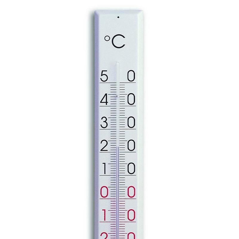 TFA Germany Tyler Indoor Outdoor Metal Thermometer White 81cm 12.2015 2