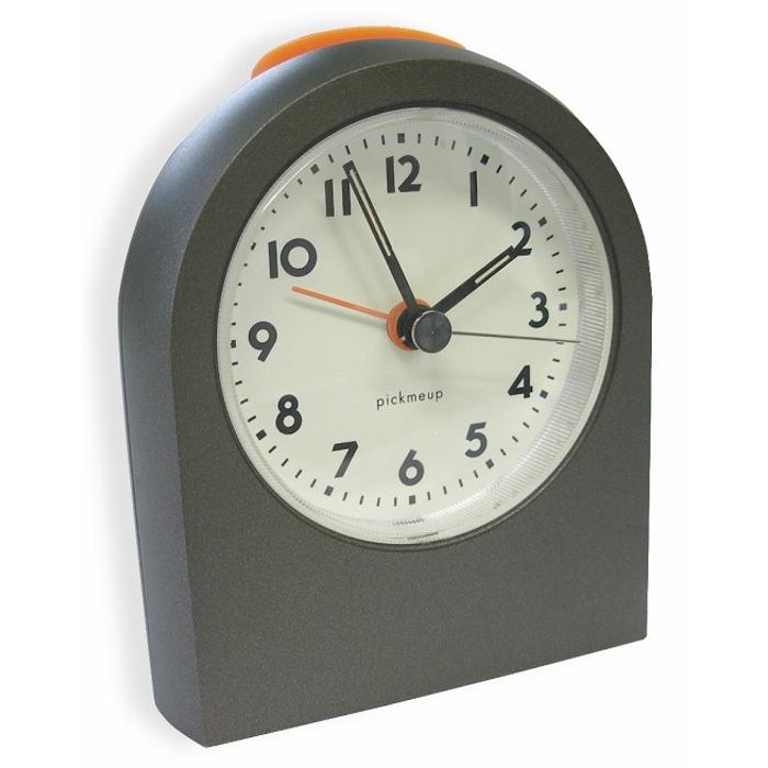 TFA Pick Me Up Illuminating Alarm Clock Dark Grey 9cm