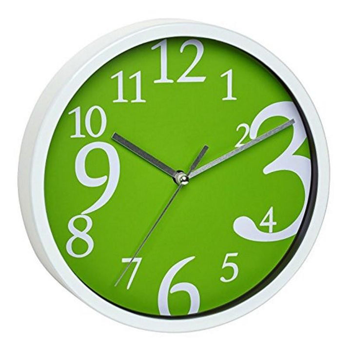 TFA Zoom Numbers Wall Clock Green 20cm 60.3034.04