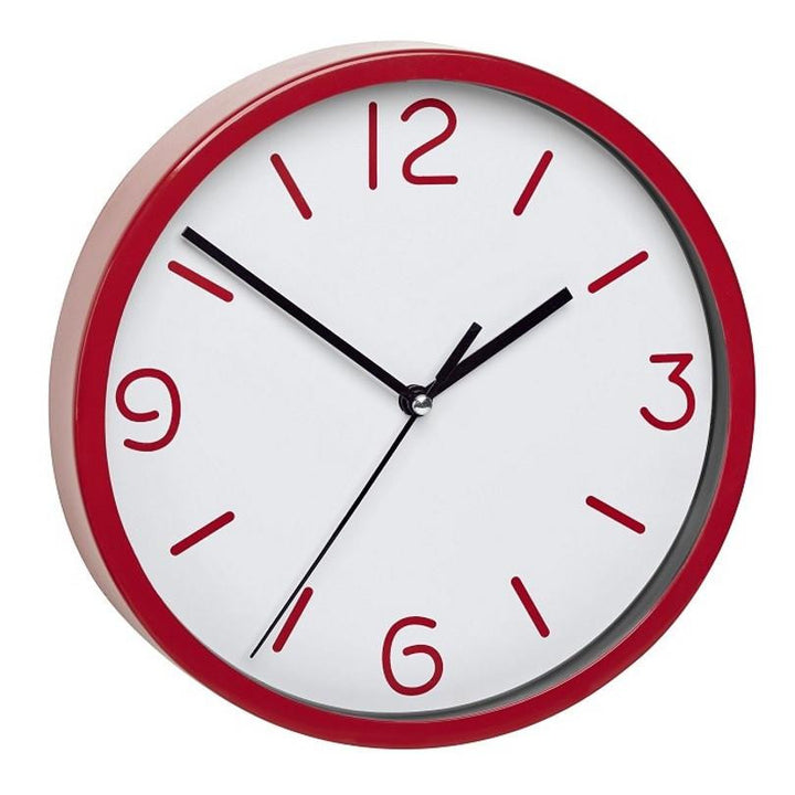 TFA Red Frame Red Numbers Wall Clock 20cm 60.3033.05