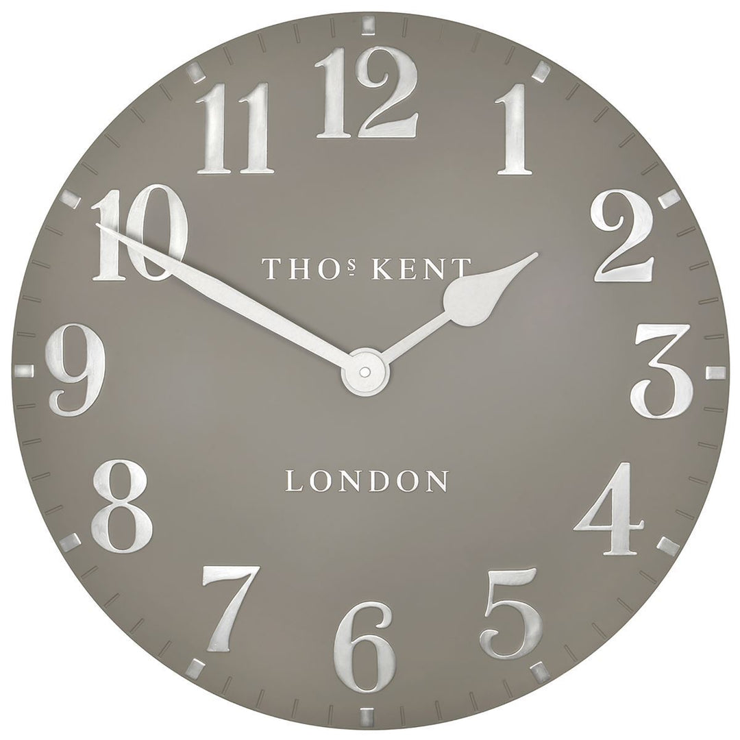 Thomas Kent Arabic Wall Clock Cool Mink 50cm CA20020 3