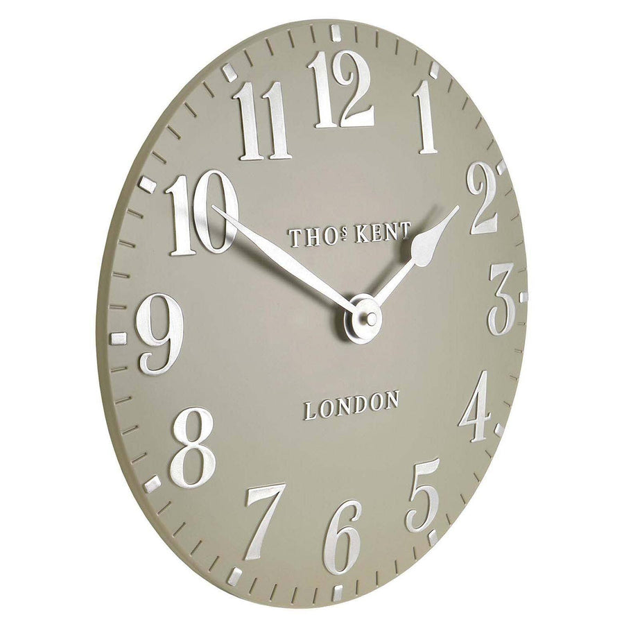 Thomas Kent Arabic Wall Clock Cool Mink Angle 31cm KC12072