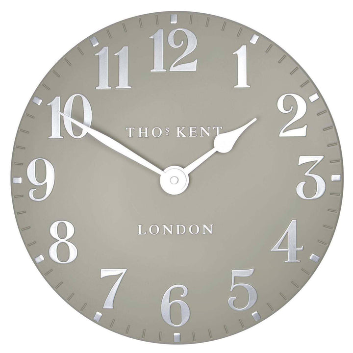 Thomas Kent Arabic Wall Clock Cool Mink Front 31cm KC12072