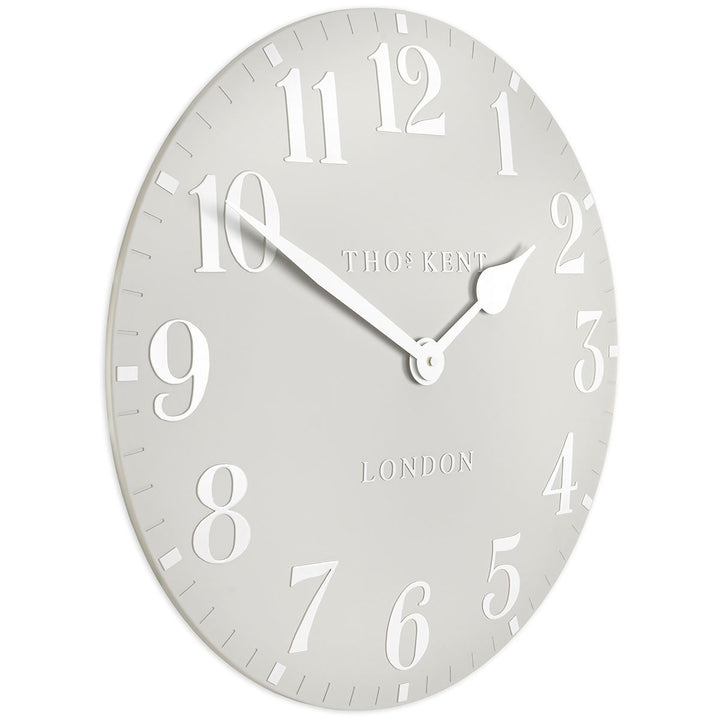 Thomas Kent Arabic Wall Clock Dove Grey 50cm CA20017 1