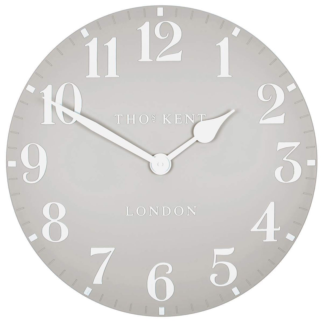 Thomas Kent Arabic Wall Clock Dove Grey 50cm CA20017 3