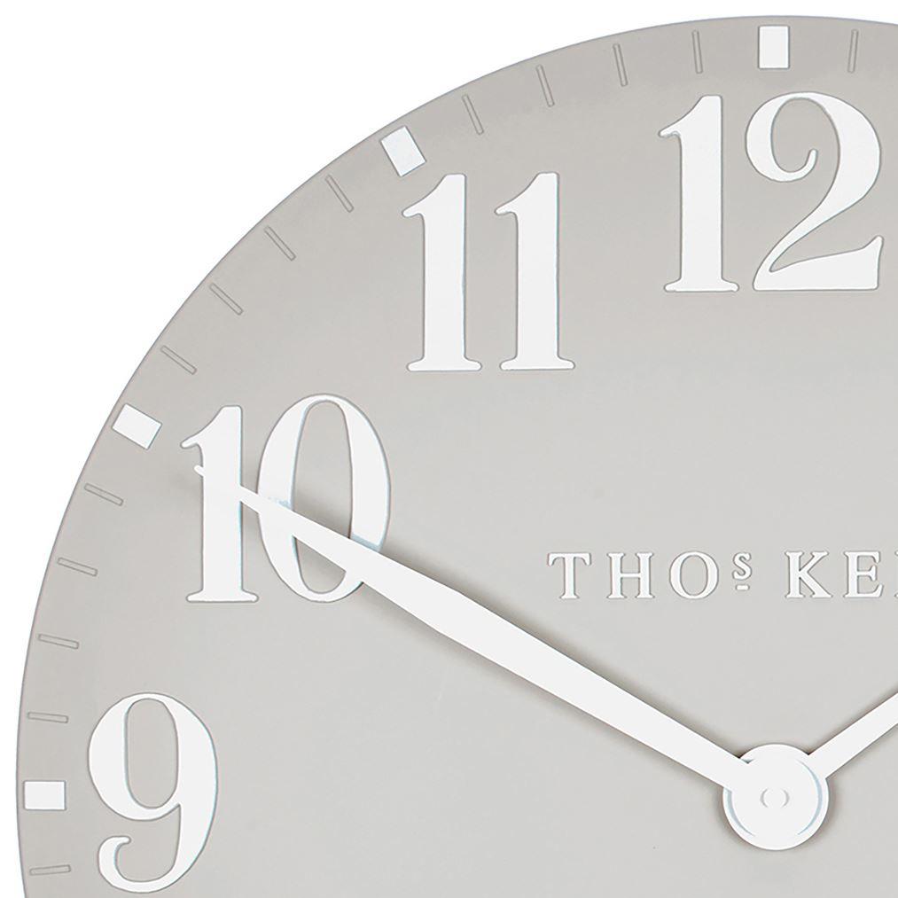 Thomas Kent Arabic Wall Clock Dove Grey 50cm CA20017 5