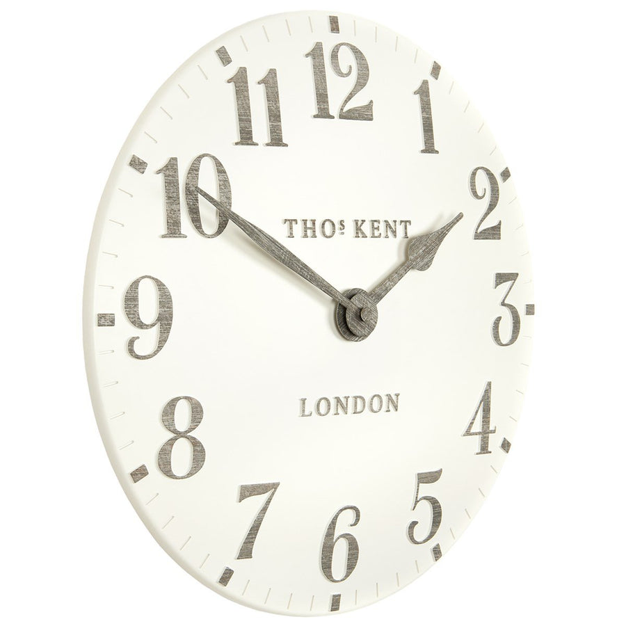 Thomas Kent Arabic Wall Clock Limestone 31cm CA12001 1