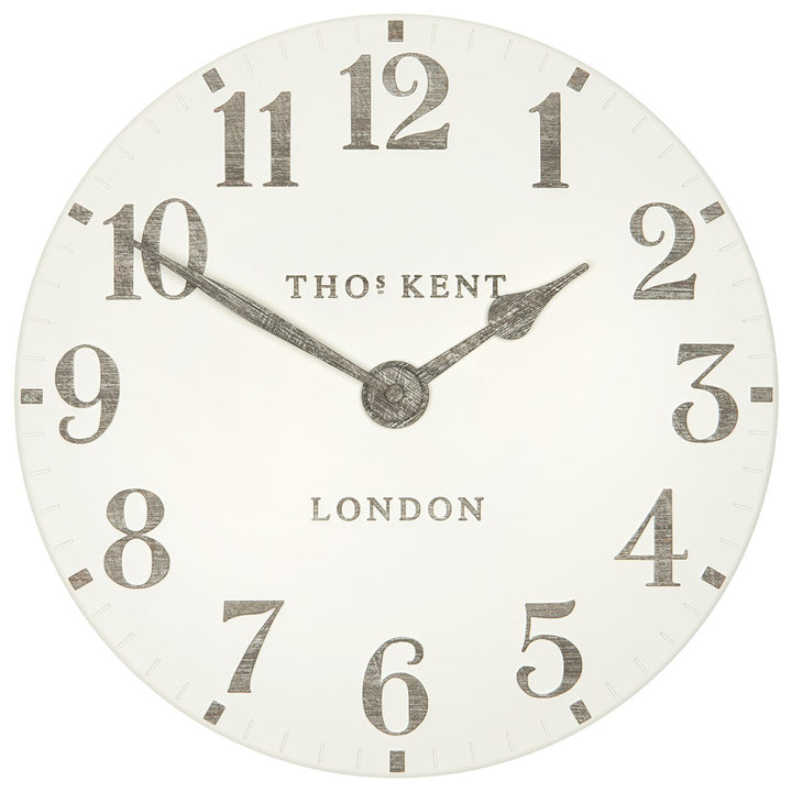 Thomas Kent Arabic Wall Clock Limestone 31cm CA12001 3