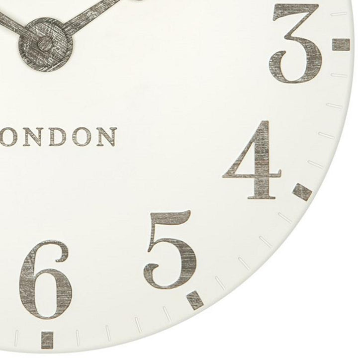 Thomas Kent Arabic Wall Clock Limestone 31cm CA12001 6