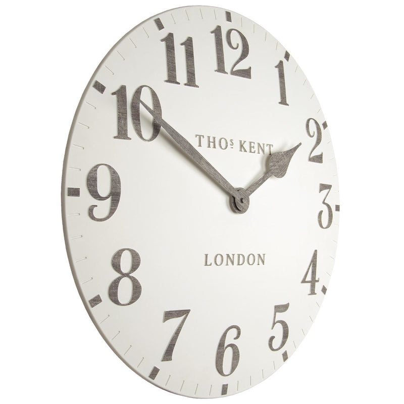 Buy Thomas Kent Arabic Wall Clock Limestone 50cm Online Oh Clocks