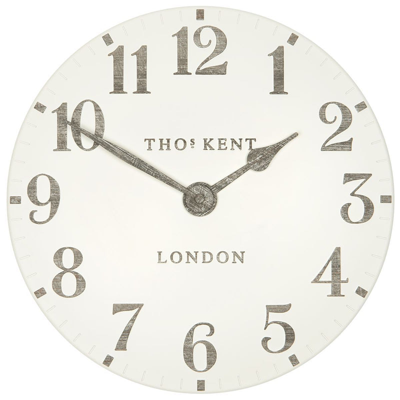 Buy Thomas Kent Arabic Wall Clock Limestone 50cm Online Oh Clocks