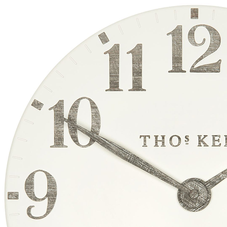 Buy Thomas Kent Arabic Wall Clock Limestone 50cm Online Oh Clocks