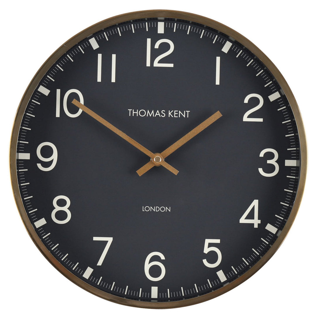 Thomas Kent Clocksmith Wall Clock Brass 30cm LINC1272 1