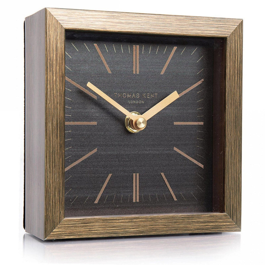 Thomas Kent Garrick Desk Clock Graphite 14cm LINC0534 1