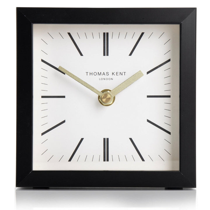 Thomas Kent Garrick Desk Clock White 14cm LINC0532 1