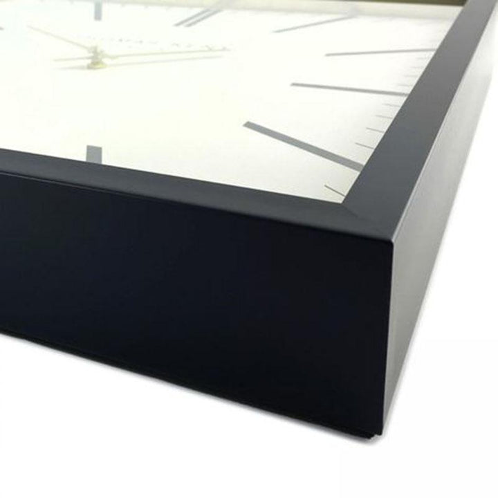 Thomas Kent Garrick Desk Clock White 14cm LINC0532 2