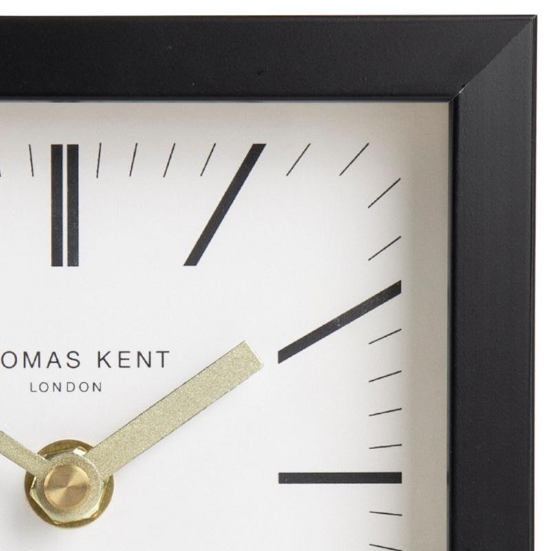 Thomas Kent Garrick Desk Clock White 14cm LINC0532 3