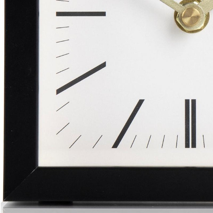 Thomas Kent Garrick Desk Clock White 14cm LINC0532 4