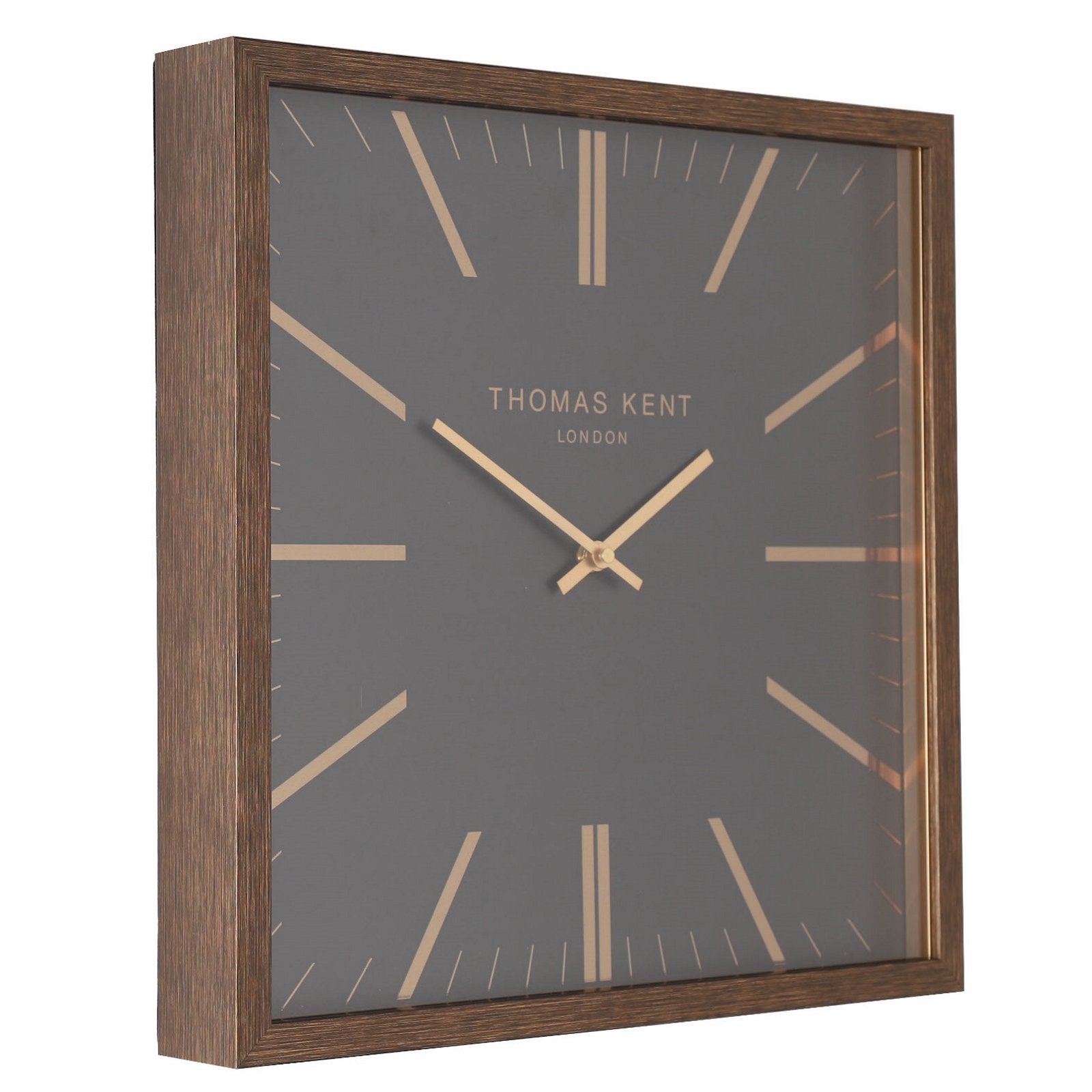 Buy Thomas Kent Garrick Wall Clock Black 40cm Online Oh Clocks