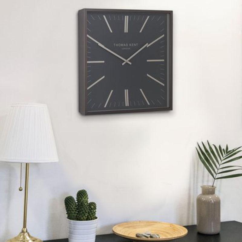 Thomas Kent Garrick Wall Clock Black 40cm LINC1682 2