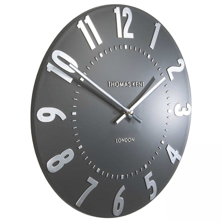 Thomas Kent Mulberry Wall Clock Graphite 30cm AMC12015 1