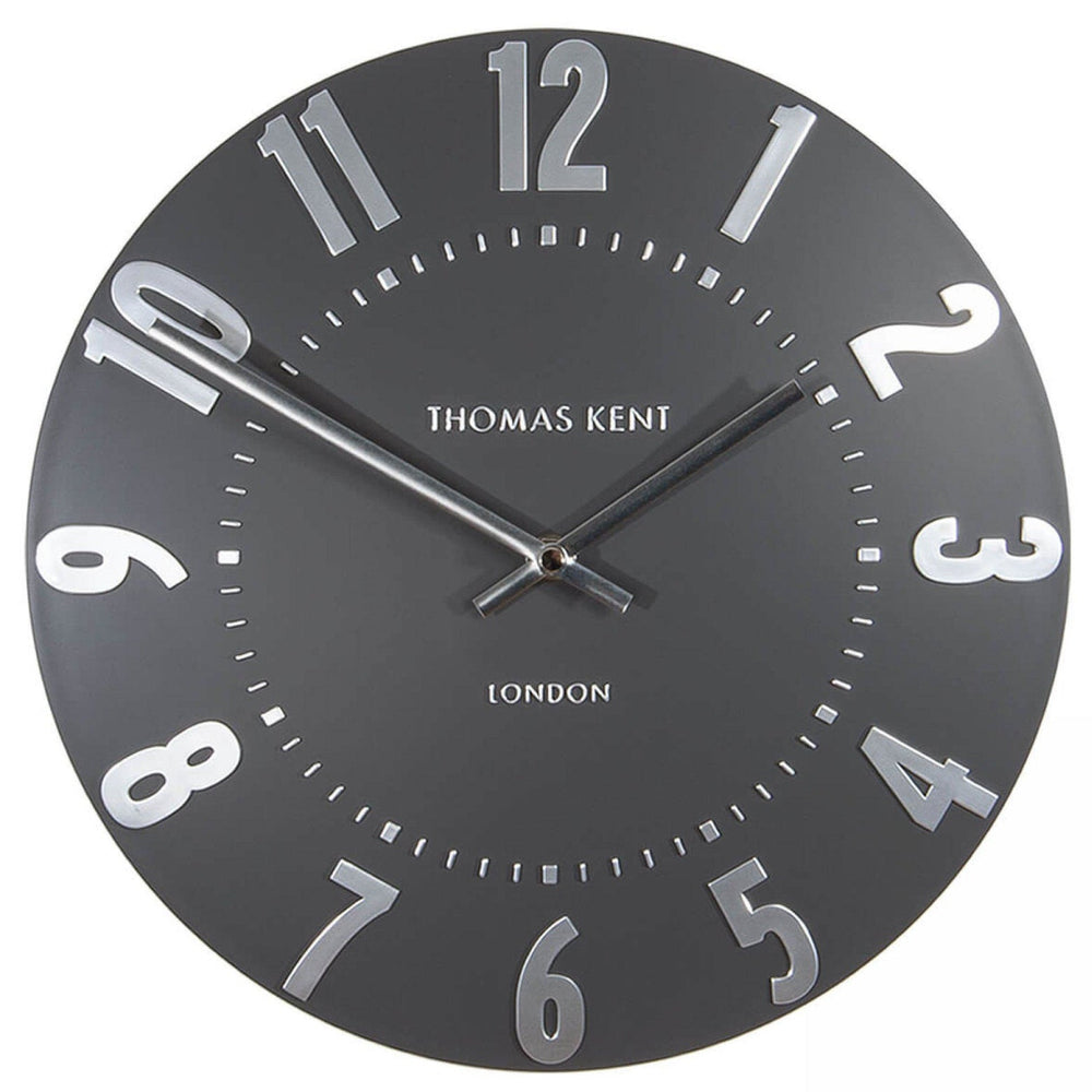 Thomas Kent Mulberry Wall Clock Graphite 30cm AMC12015 2