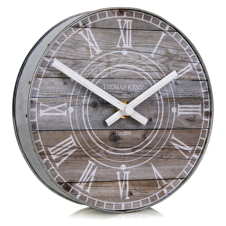 Thomas Kent Wharf Desk Clock Driftwood 16cm LINC0653 1