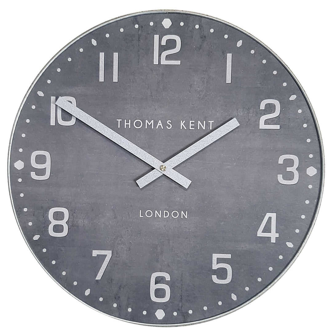 Thomas Kent Wharf Wall Clock Dark Stone 38cm LINC1558 1