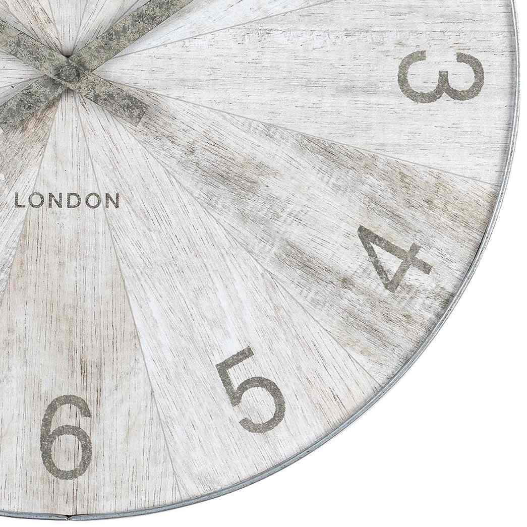 Thomas Kent Wharf Wall Clock Pickled Oak 38cm LCL0199 4