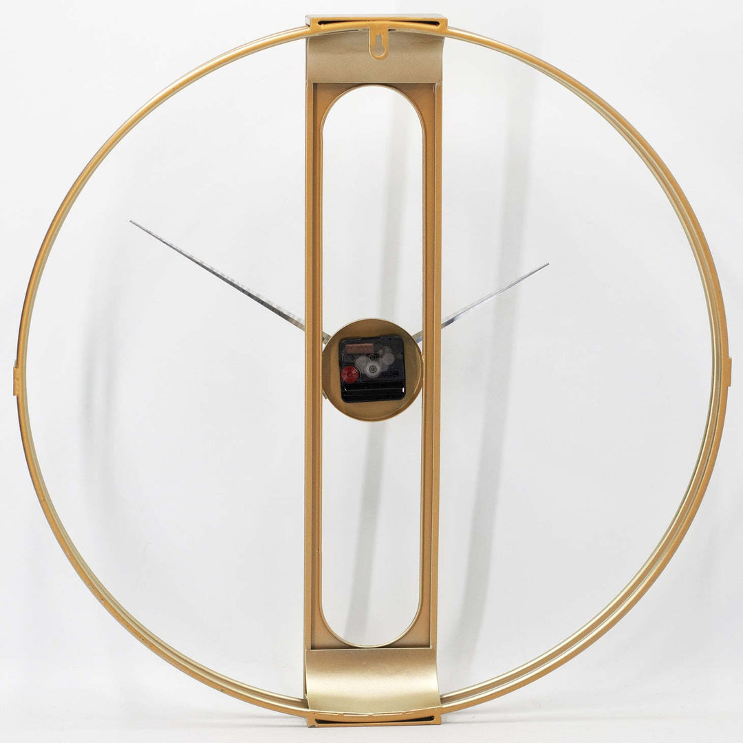 Toki Clover Chic Minimal Wall Clock Gold 60cm 23131 3