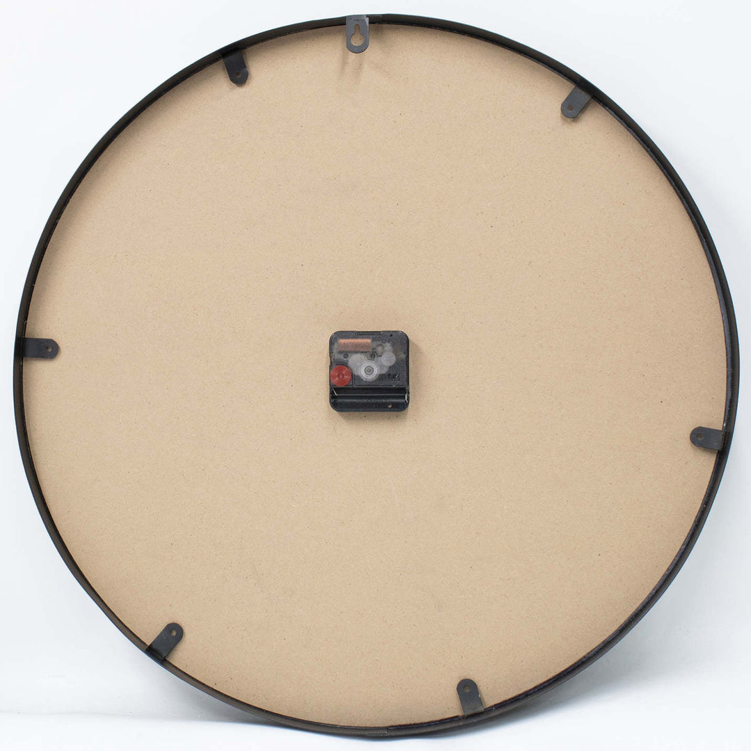 Toki Cora Mirrored Face Roman Wall Clock Black 60cm 23134 3