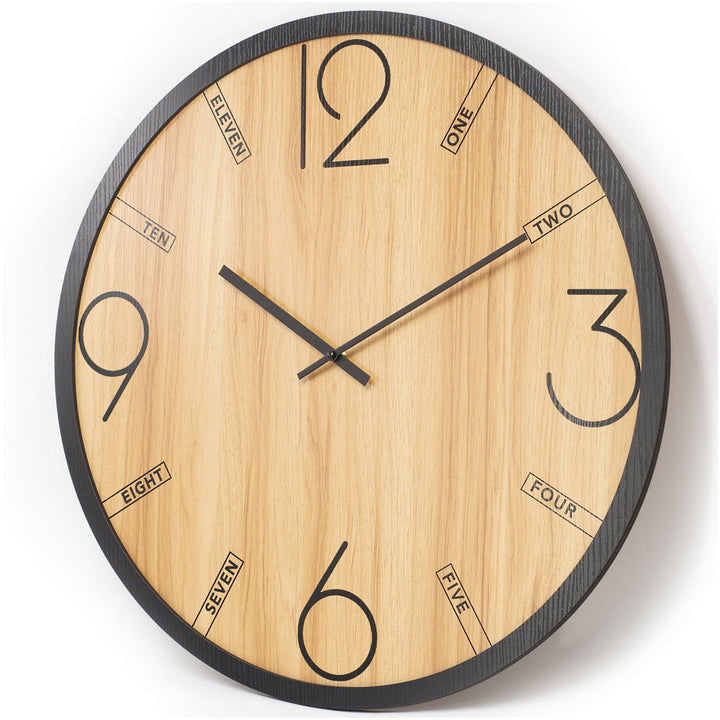 Toki Evelyn Chic Wooden Wall Clock 60cm 23069 1